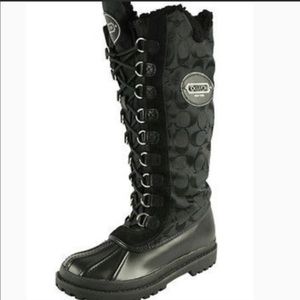 ITEM SOLD-Authentic Coach Libby Snow/Rain Boot